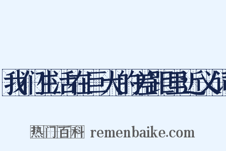 我们生活在巨大的差距里近义词是什么意思的图片